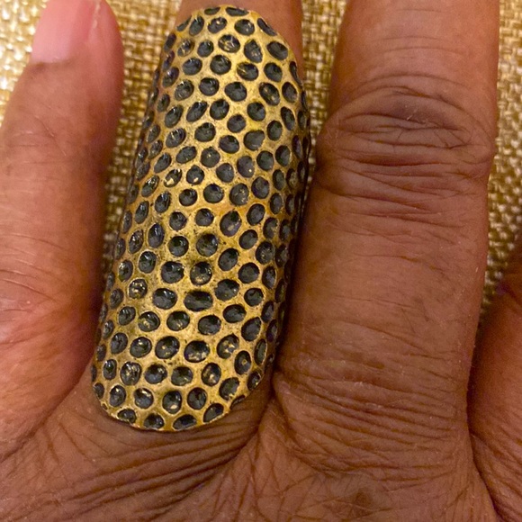 🆕 Hammered Knuckle Ring - Picture 2 of 16